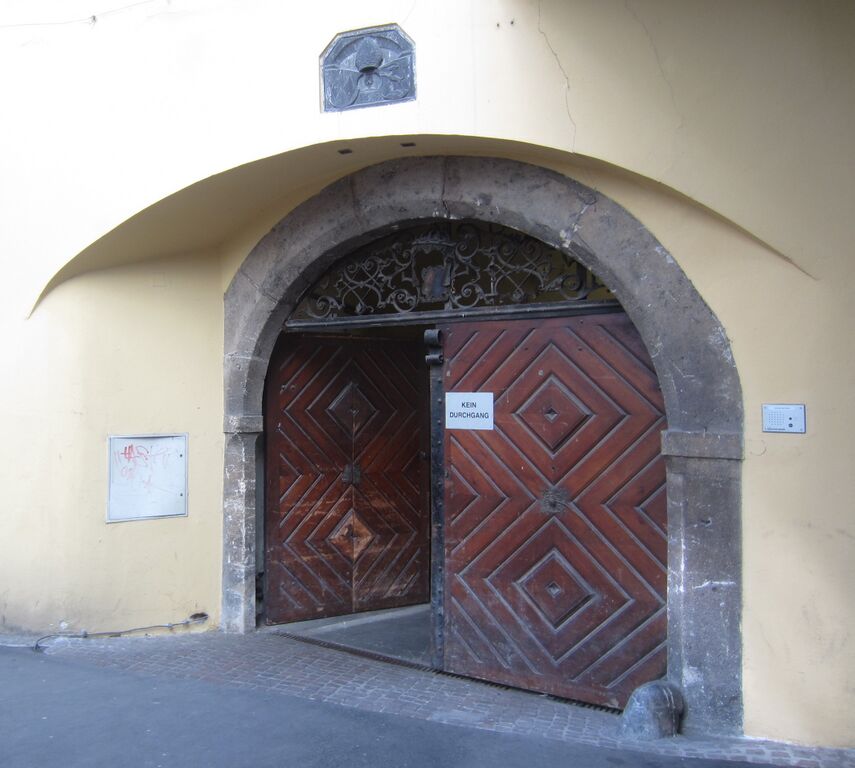 Datei:Badgasse 5, Wappen Valentin Abel, 1588.JPG